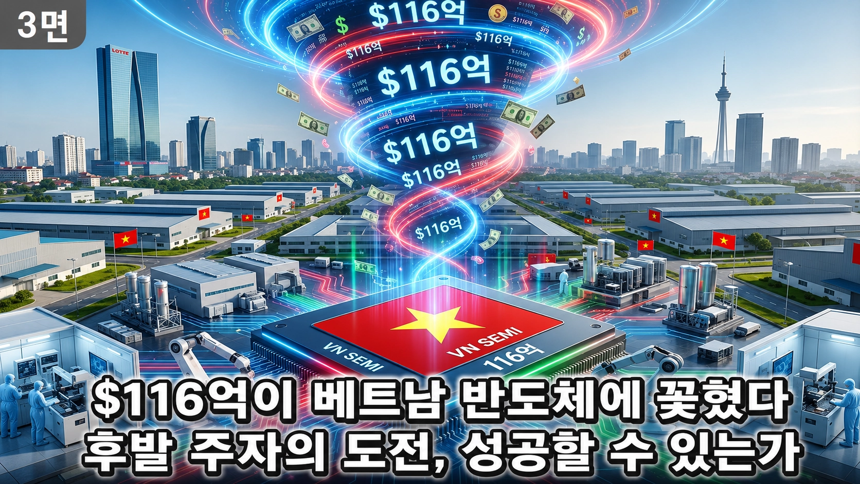 베트남 반도체 FDI 116억 달러 돌파: 삼성·인텔·암코가 만든 새로운 공급망