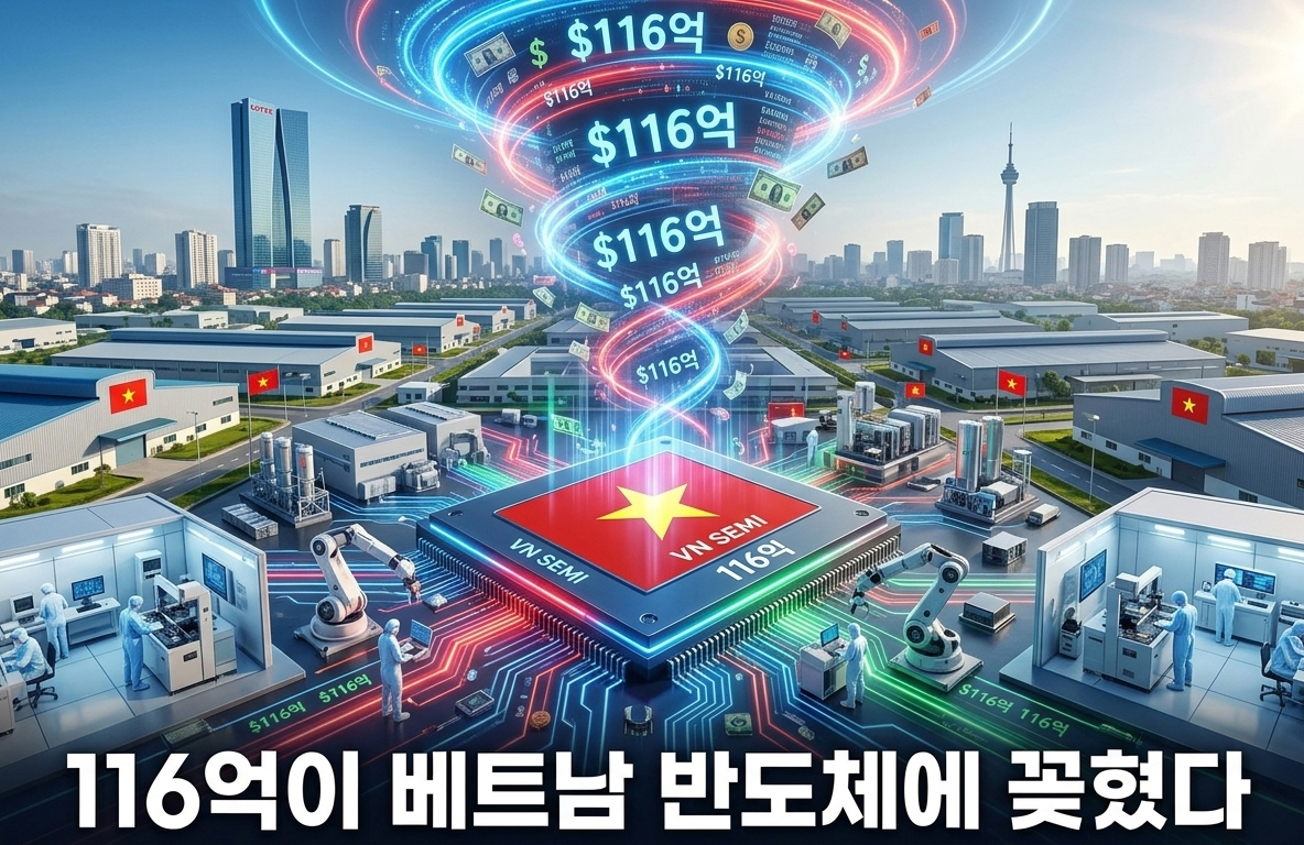 $116억이 베트남 반도체에 꽂혔다