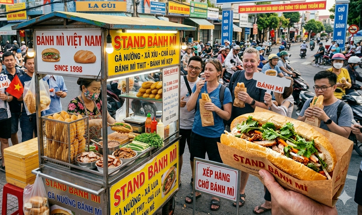 #StandBanhMi • 두리안 뷔페 1톤 완판